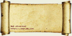 Jelisaveta Roglić vizit kartica